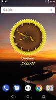 Sunflower Clock Widget screenshot 3