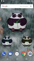 Panda Cute Clock Widget screenshot 2