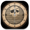 Pirates Skull Clock Widget