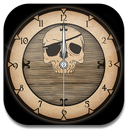 Pirates Skull Clock Widget APK