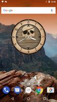 Pirates Skull Clock Widget screenshot 2