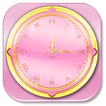 Rose Gold Clock Widget