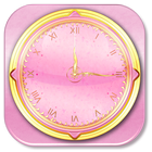Rose Gold Clock Widget icon