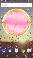 Rose Gold Clock Widget poster