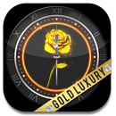 APK GOLD Rose Theme for Clock