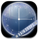 Rain Drops Theme Clock APK