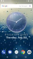 Rain Drops Theme Clock screenshot 1