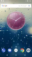 Rain Drops Theme Clock اسکرین شاٹ 5