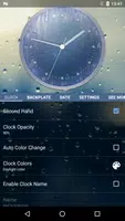 Rain Drops Theme Clock اسکرین شاٹ 6