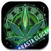 Rasta Weed Clock Widget