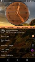 3D Wood Clock Widget for Android screenshot 1