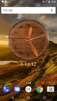 3D Wood Clock Widget for Android screenshot 2