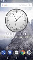 White Classic Clock Widget screenshot 2