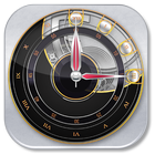 3D Clock Widget with Seconds icône