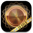 3D Golden Clock Widget