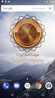 3D Golden Clock Widget screenshot 1