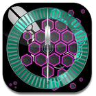3D Tech Clock Widget icon