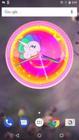 Unicorn Clock Analog poster