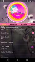 Unicorn Clock Analog screenshot 2