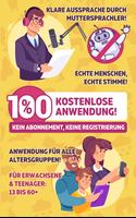 Italienisch für Anfänger Plakat