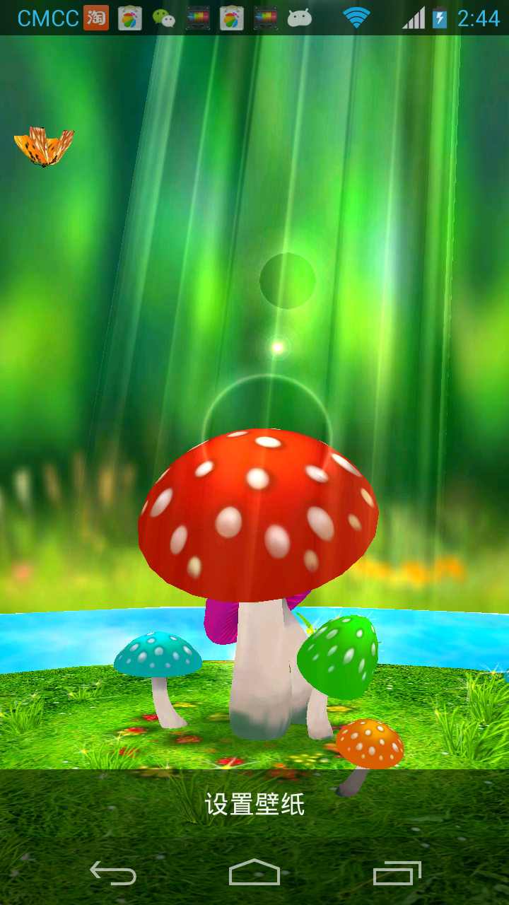 Mushrooms 3D Live Wallpaper APK 1.08 per Android – Scarica l'ultima