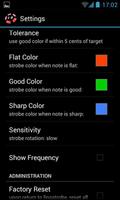 LinoStrobe Pro chromatic tuner تصوير الشاشة 3