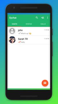 Sychat - Text and Video Chat for Free poster
