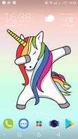 Kawaii Unicorn wallpapers 🦄 Cute background الملصق