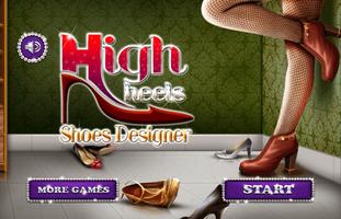 High heels Shoes Designer Affiche
