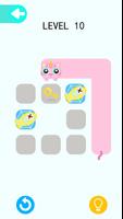 Hungry Cat - line way connect puzzle game screenshot 1