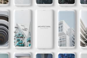 Architectural Wallpaper Plakat