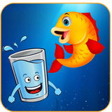 Sauvez le verre d'eau Fish-Happy icône