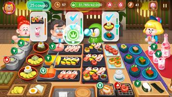 LINE CHEF A cute cooking game! captura de pantalla 2