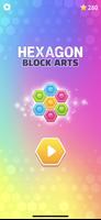 Hexagon Block Arts Affiche