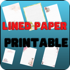 Lined Paper Printable আইকন