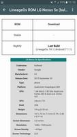 Lineage ROMs captura de pantalla 2