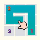Fill - One - Line Puzzle connect square ícone