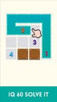 Fill - One - Line Puzzle connect square الملصق