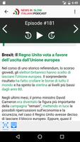 News in Slow Italian تصوير الشاشة 1