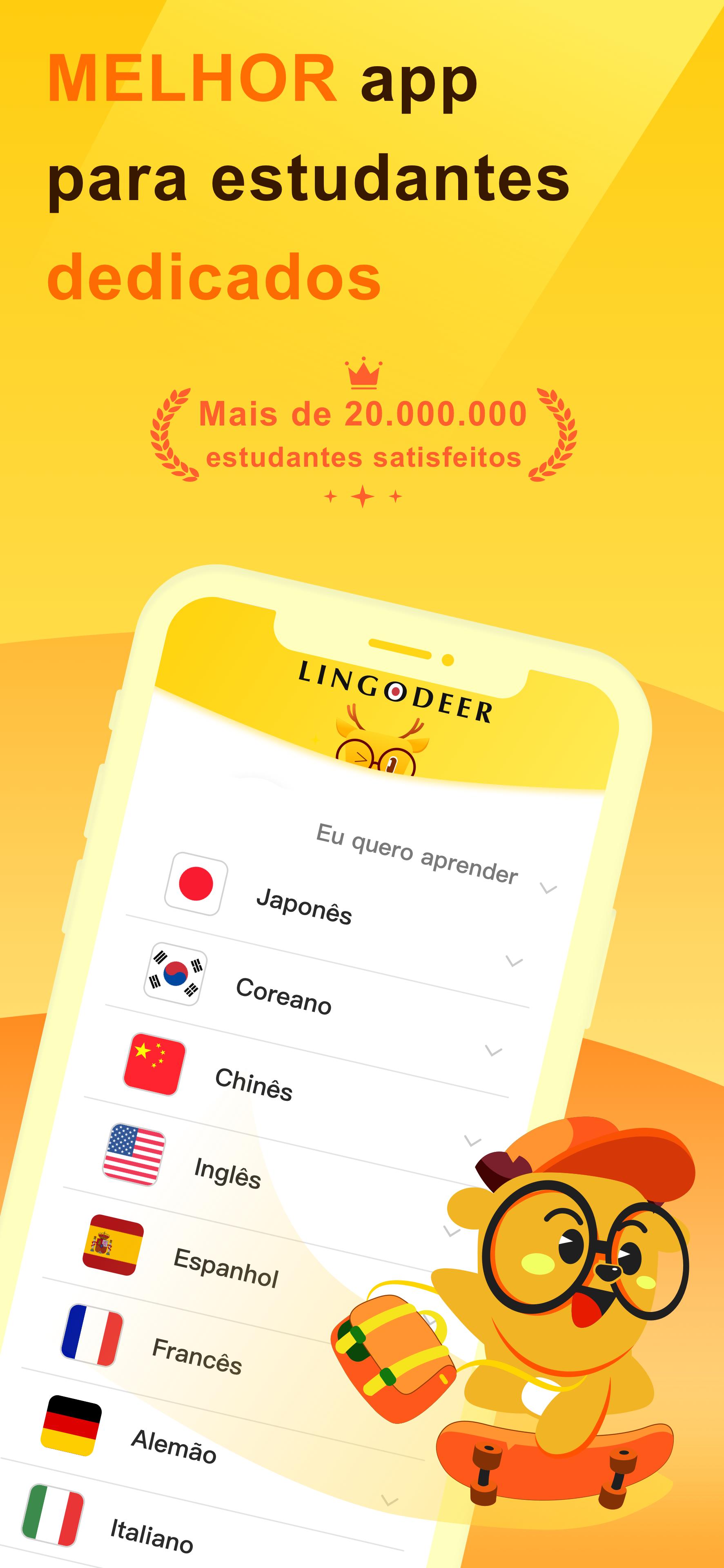 LingoDeer Tela Inicial