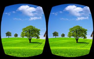 VR الطبيعة أشرطة الفيديو 3D تصوير الشاشة 3