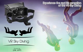 Skydiving Virtual Reality 360º plakat