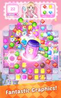 Jewels Princess Puzzle(Match3) Cartaz