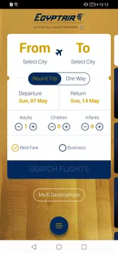 Screenshot 1 for EGYPTAIR