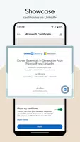 برنامه‌نما LinkedIn Learning عکس از صفحه