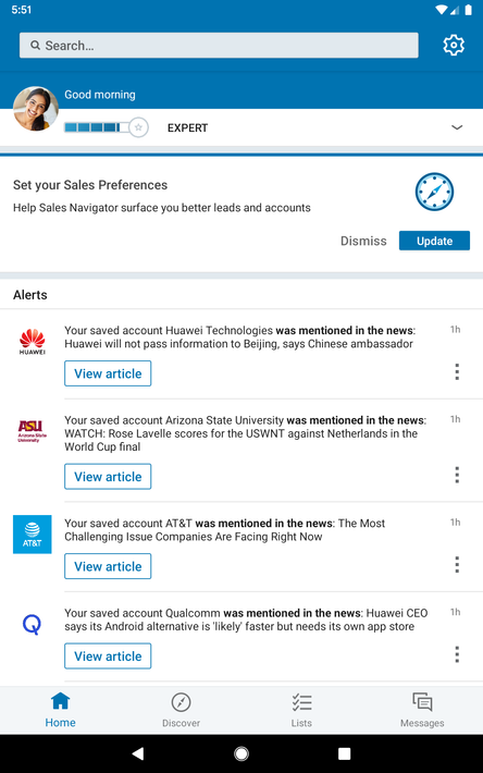 LinkedIn Sales Navigator screenshot 4