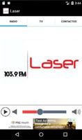 RADIO TV LASER الملصق