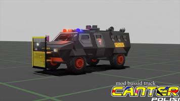 Mod Bussid Truck Canter Polisi постер