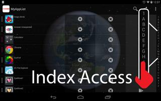 My App List: Easy index access Affiche