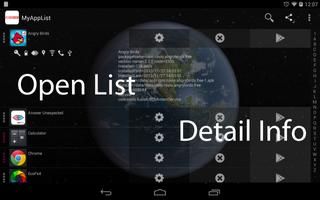 My App List: Easy index access capture d'écran 2